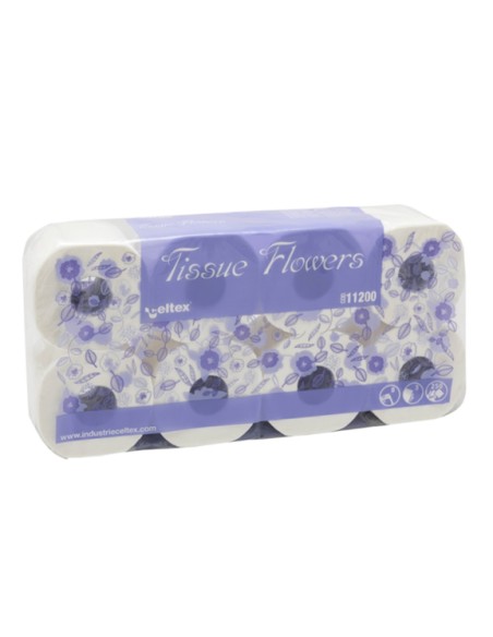 Conf 8 rotoli carta ig. Tissue Flowers 250