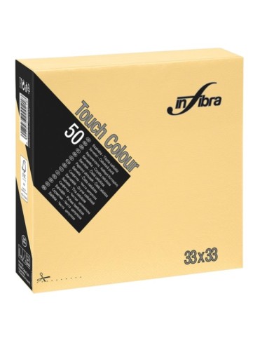              Conf 50 tovaglioli CREMA cm 33x33