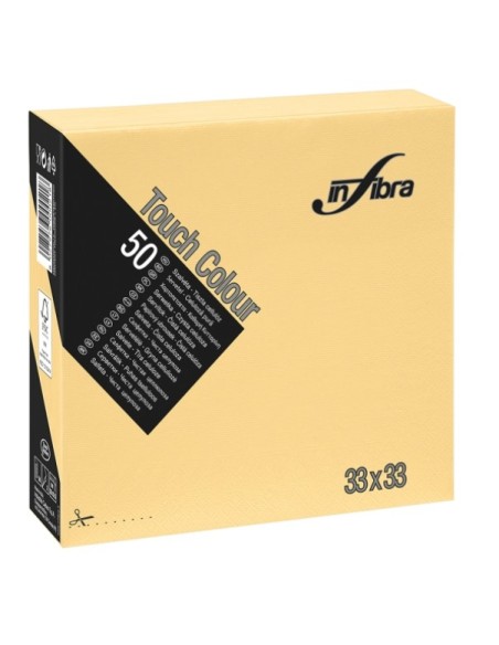              Conf 50 tovaglioli CREMA cm 33x33