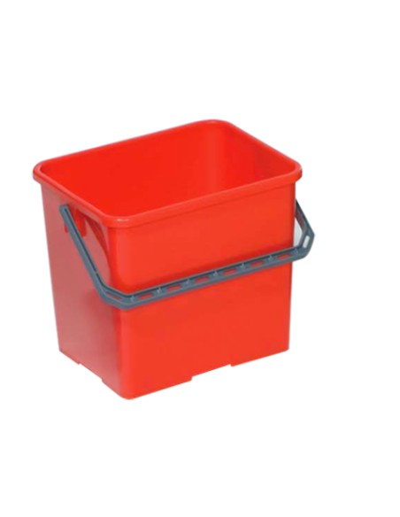 Secchio plastica ROSSO lt 6