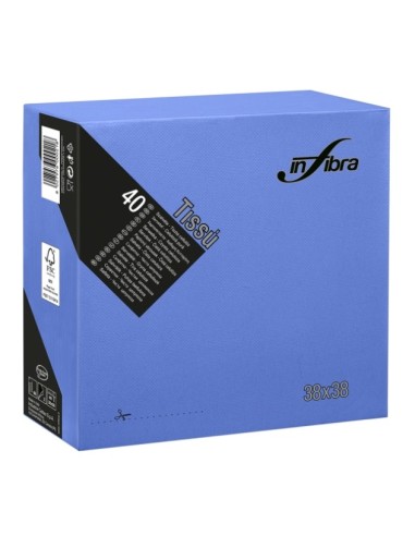 Conf 40 tovaglioli BLU cm 38x38         