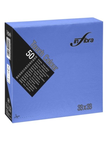 Conf 50 tovaglioli BLU cm 33x33
