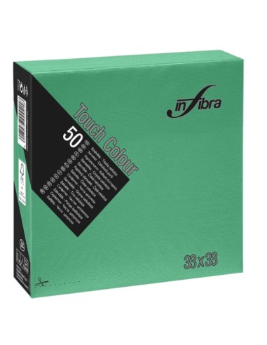           Conf 50 tovaglioli VERDE FORESTA cm33x33