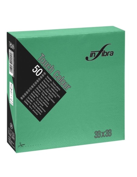           Conf 50 tovaglioli VERDE FORESTA cm33x33