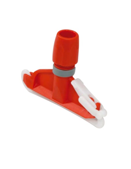 Pinza plastica ROSSA per mop            